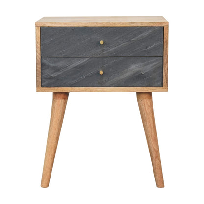 Slade finish bedside table made from mango wood