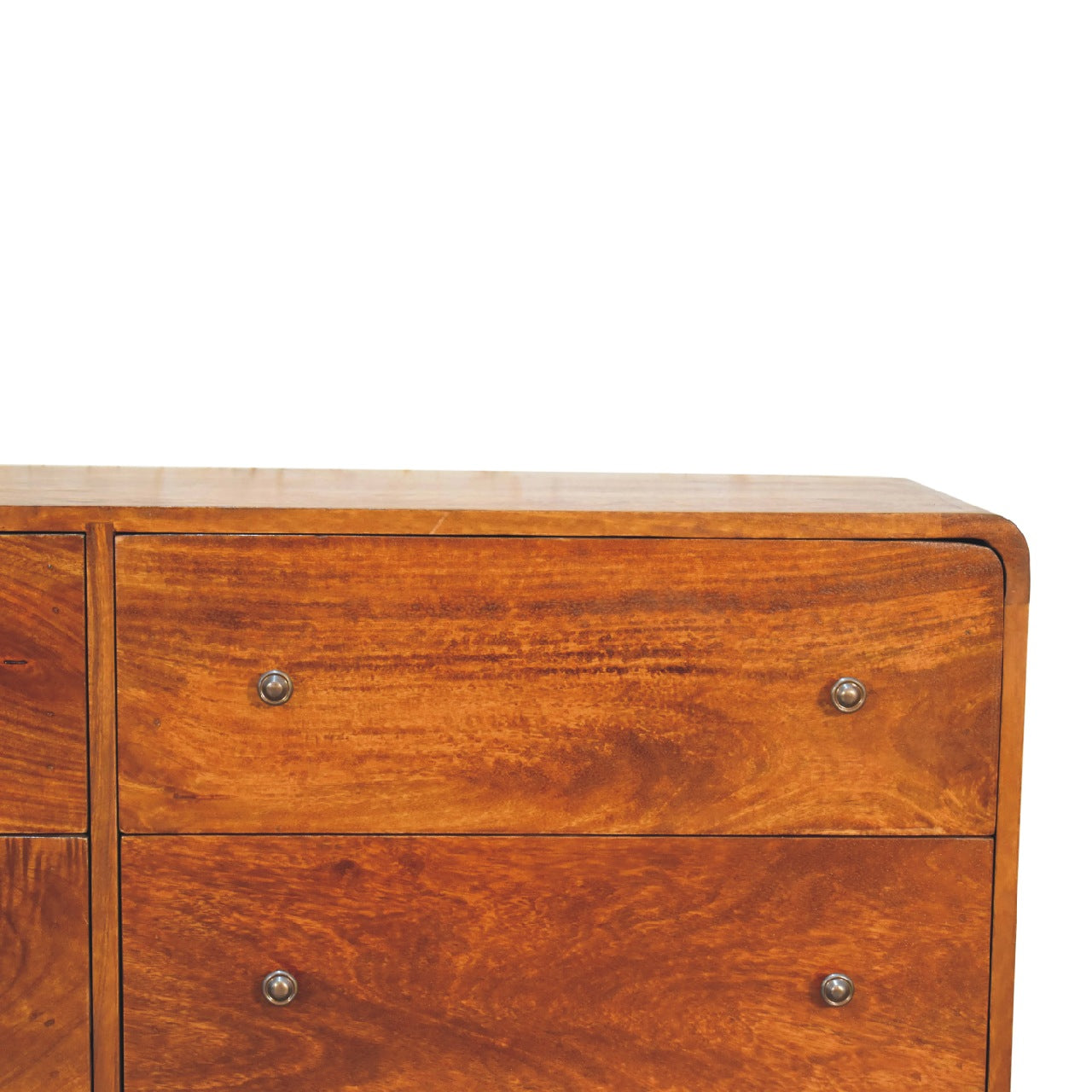 mango wood 6 drawers modern chest