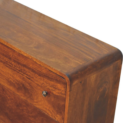 mango wood 6 drawers modern chest