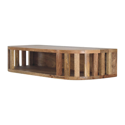 Wall mounted console table mango wood