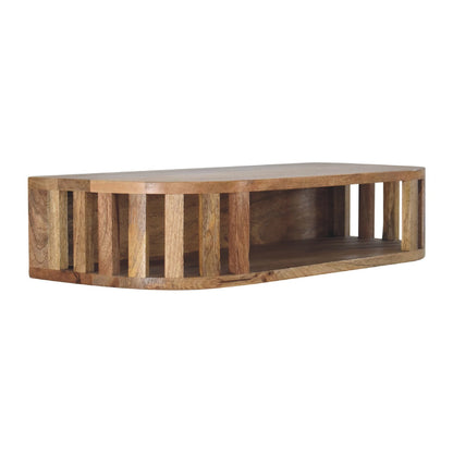 Wall mounted console table mango wood