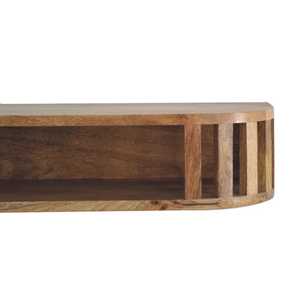 Wall mounted console table mango wood