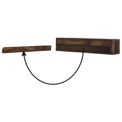 Wall mounted console table mango wood