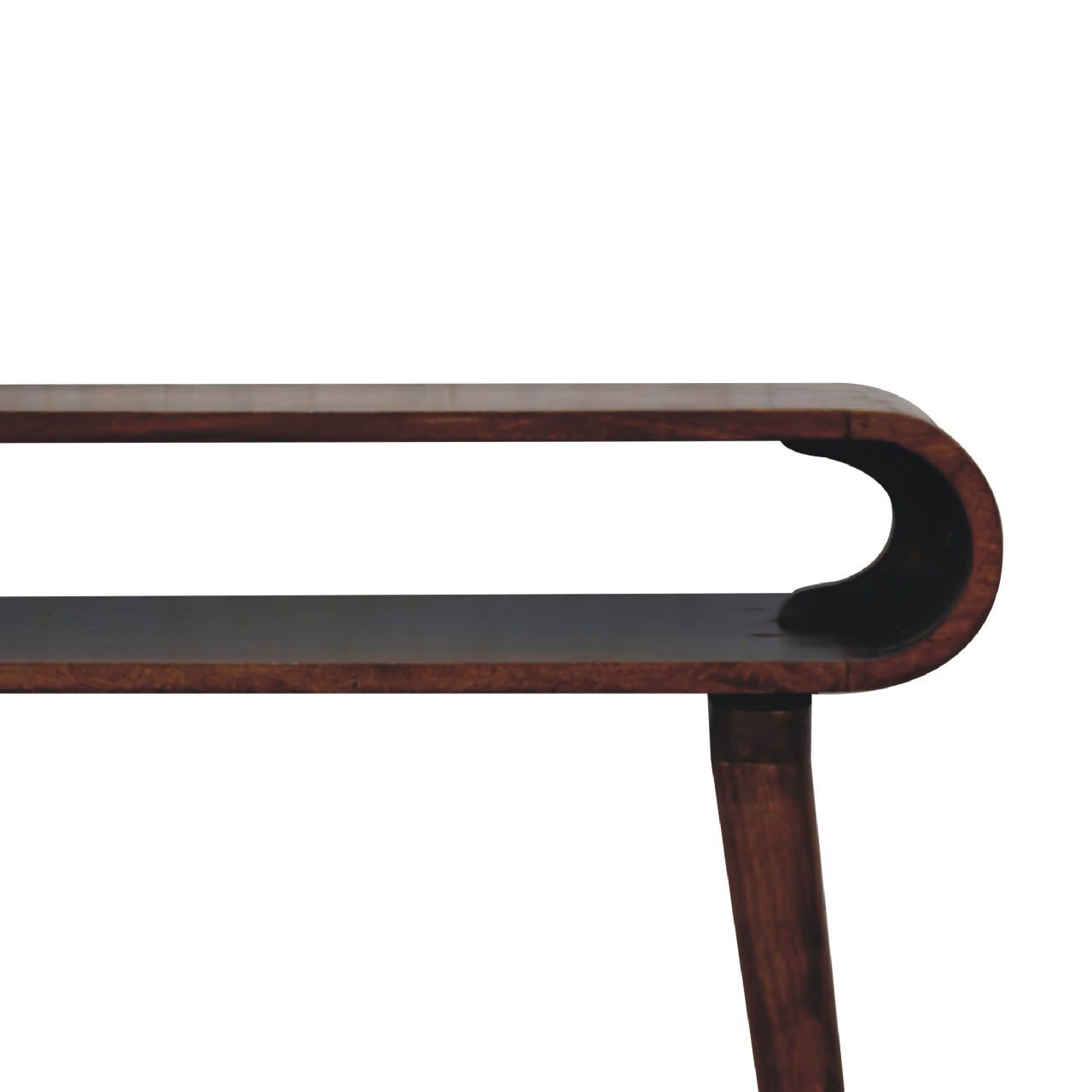 Mango wood nordic console table