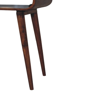 Mango wood nordic console table