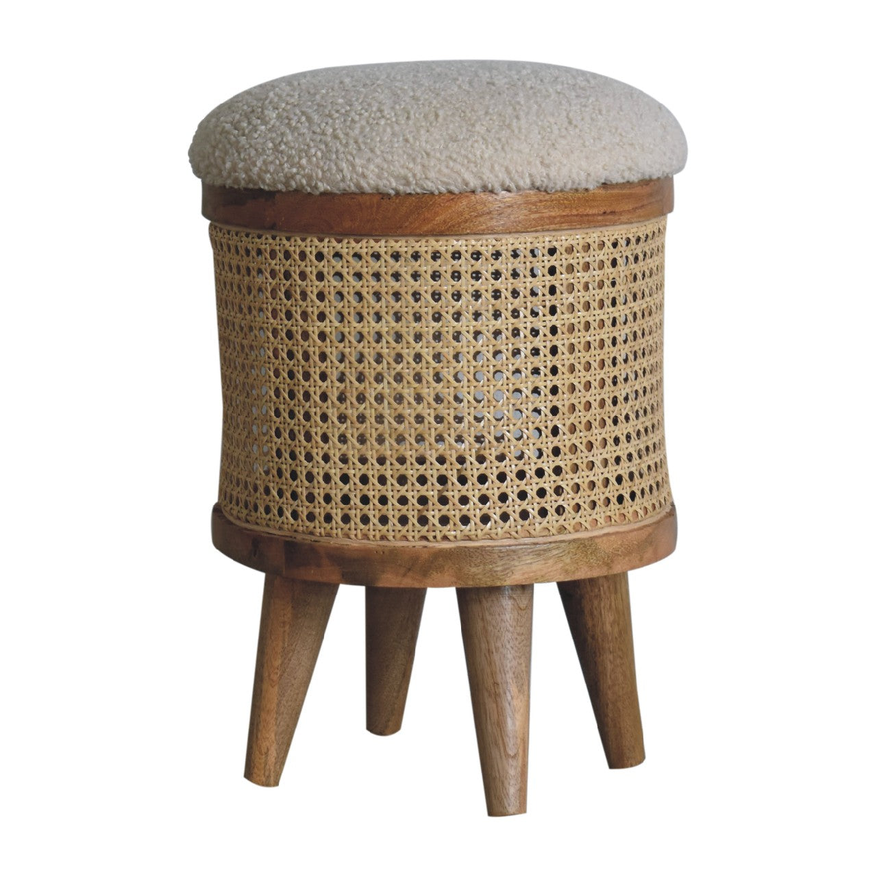 Boucle stool lid up