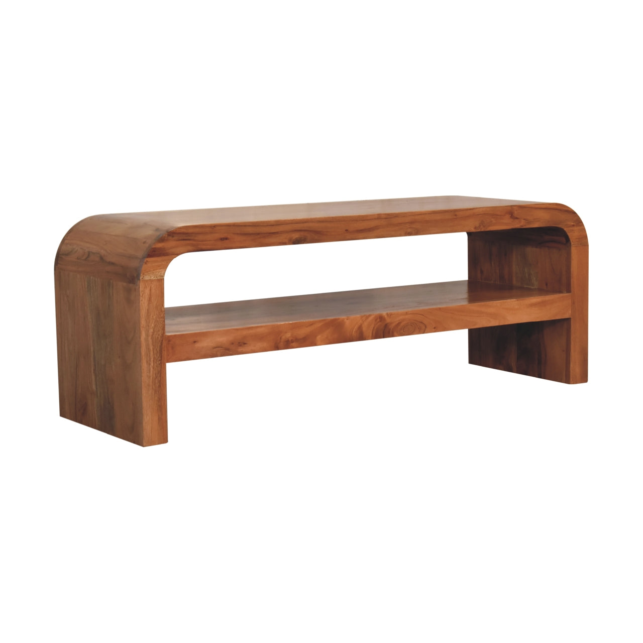 Darcy Tv Stand with Shelf, Chestnut