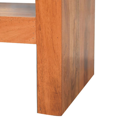 Darcy Tv Stand with Shelf, Chestnut