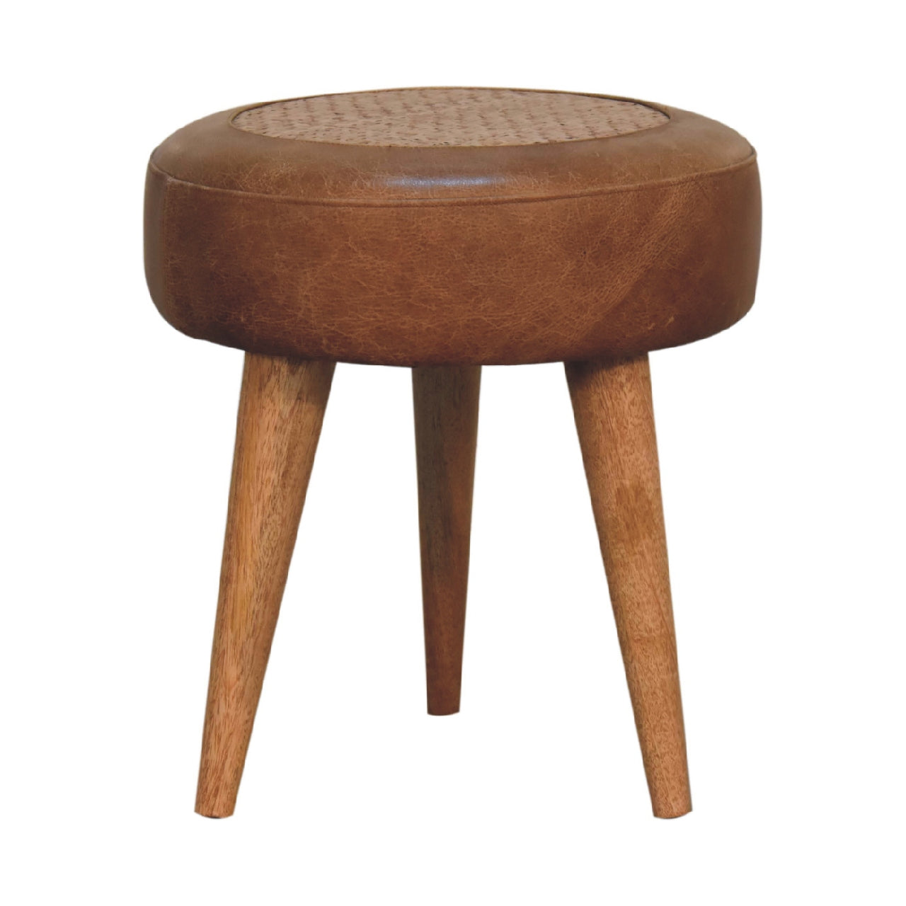 Buffalo Leather Stool