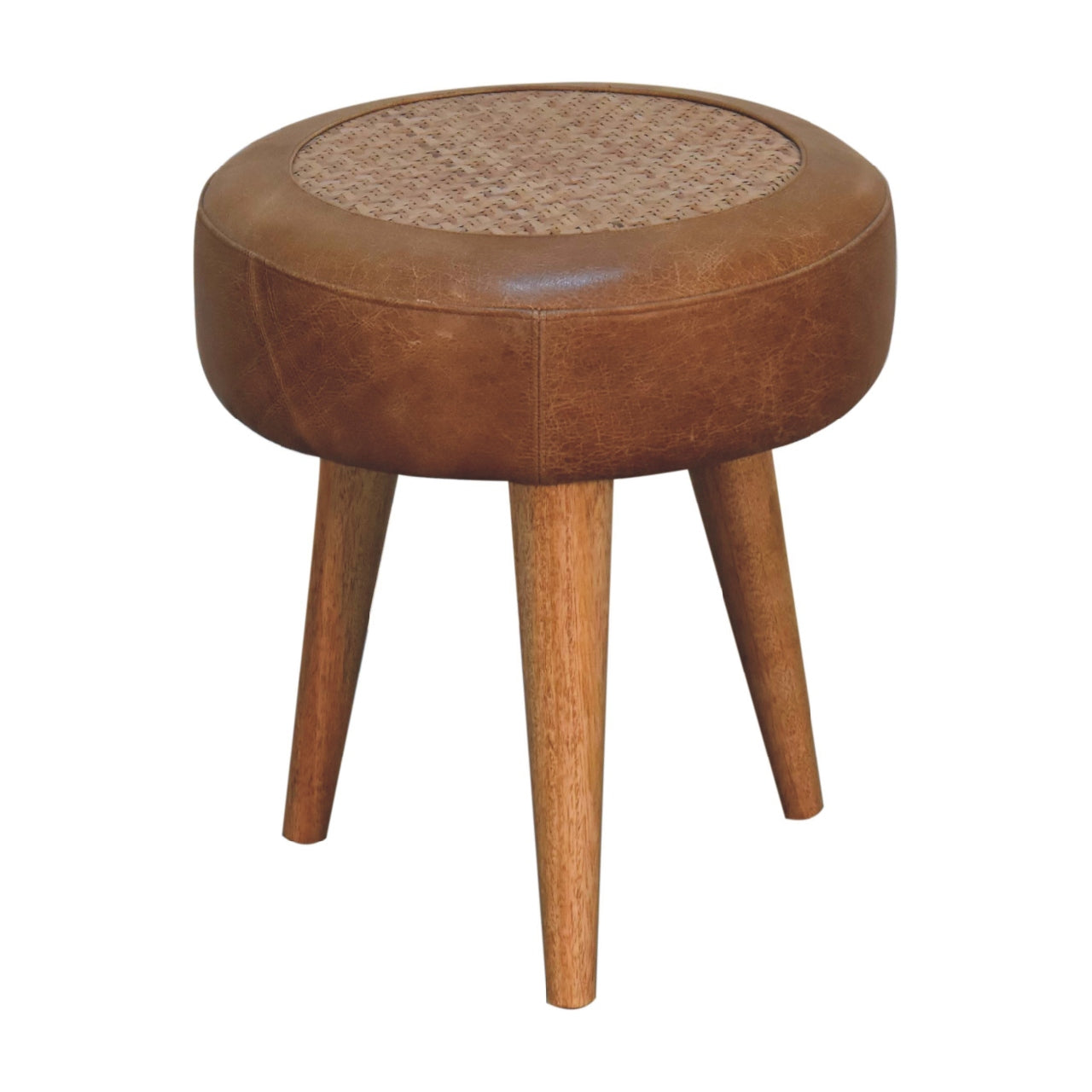 Buffalo Leather Stool