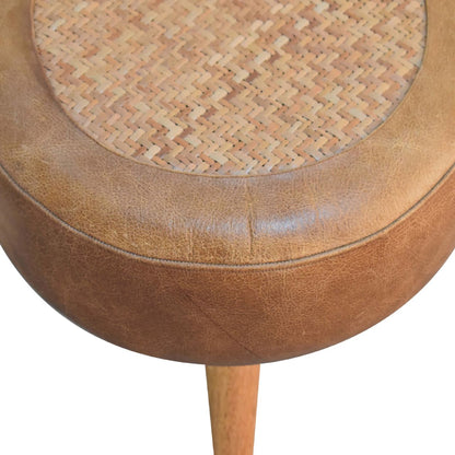 Buffalo Leather Stool