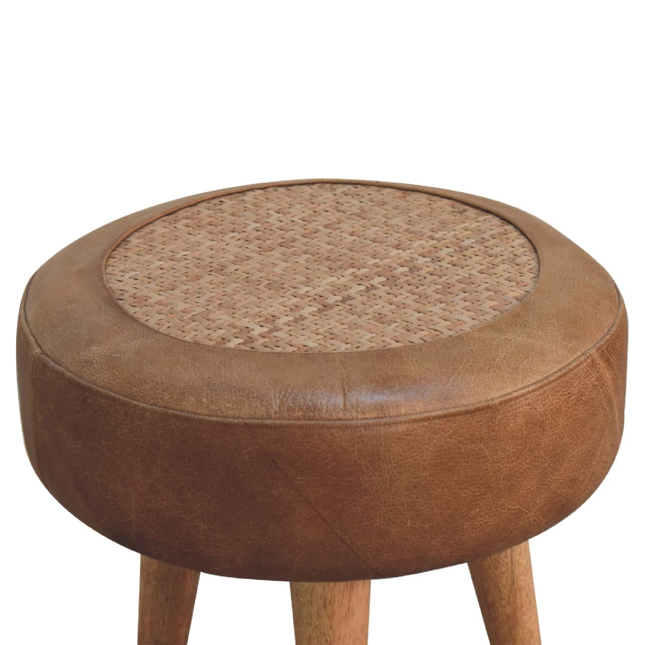 Buffalo Leather Stool