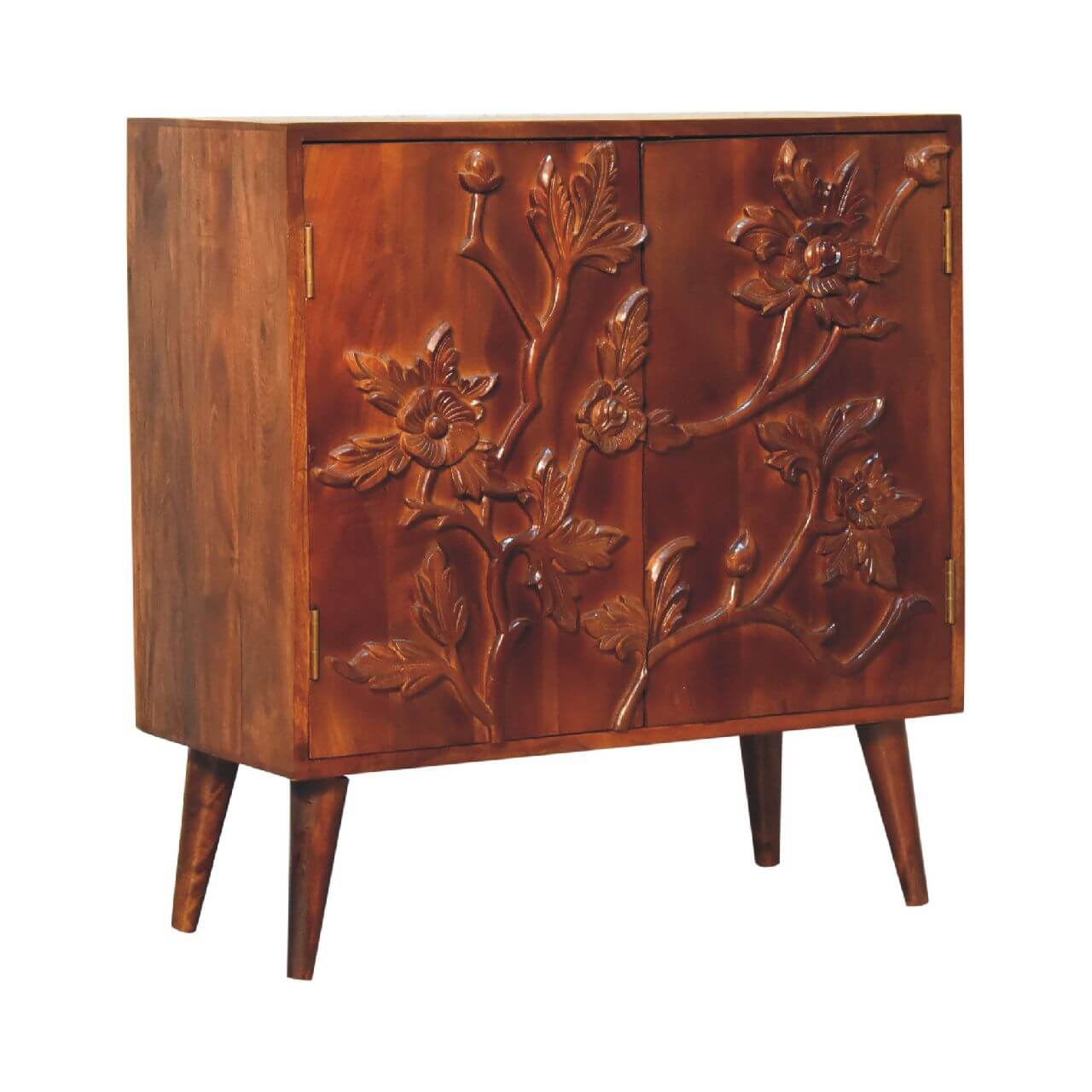 Neem Wood Cabinet, Chestnut