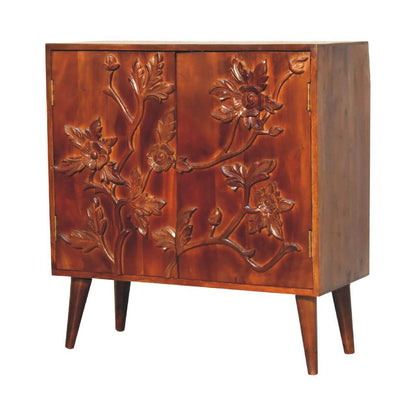 Neem Wood Cabinet, Chestnut