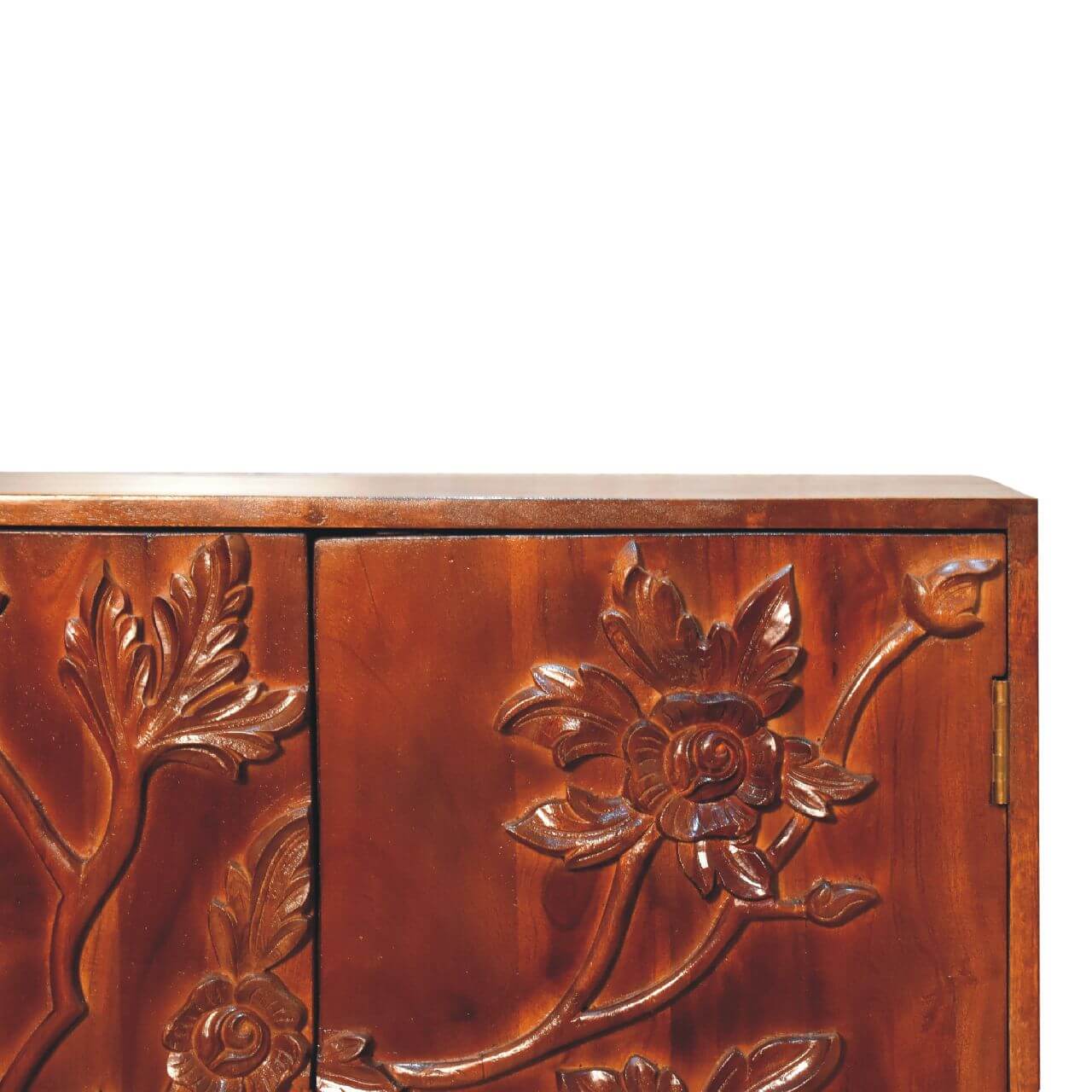 Neem Wood Cabinet, Chestnut