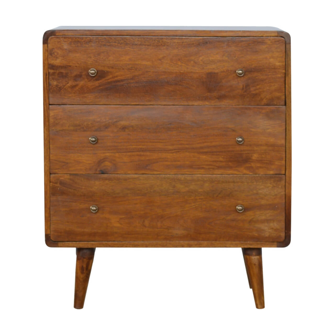 Curved Chest made from solid mango wood