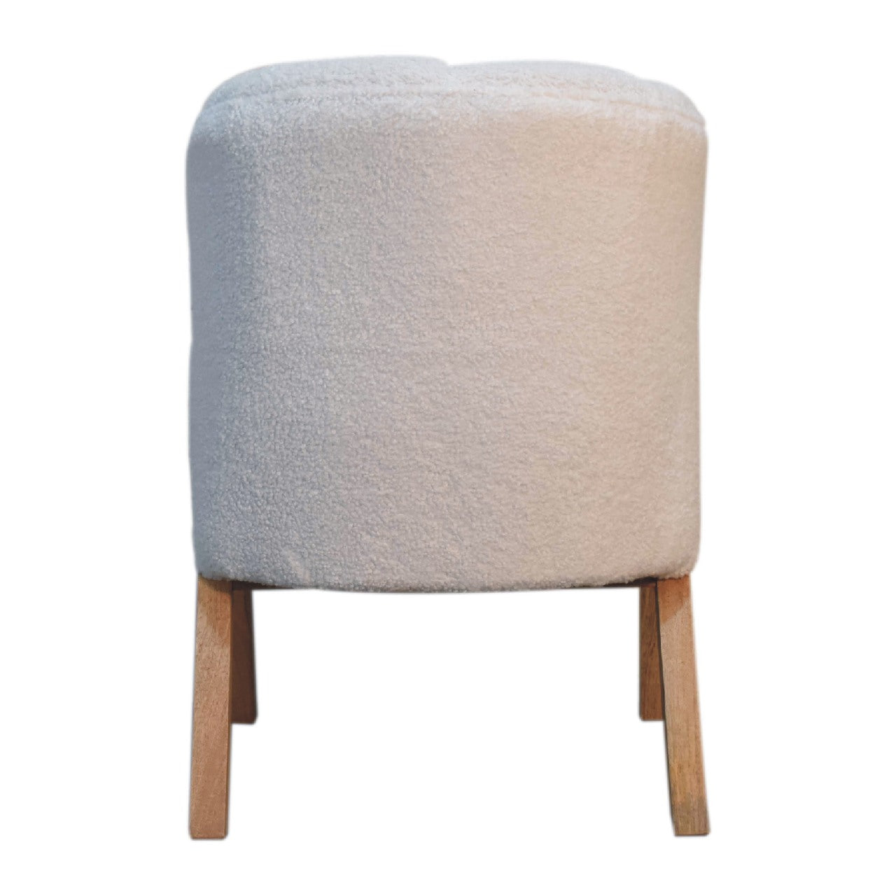 Enzo chair mango wood boucle