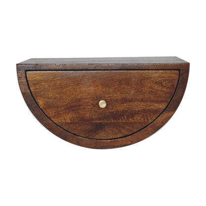 Wall Mounted Bedside, Chestnut