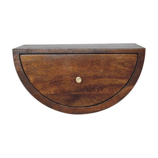 Wall Mounted Bedside, Chestnut