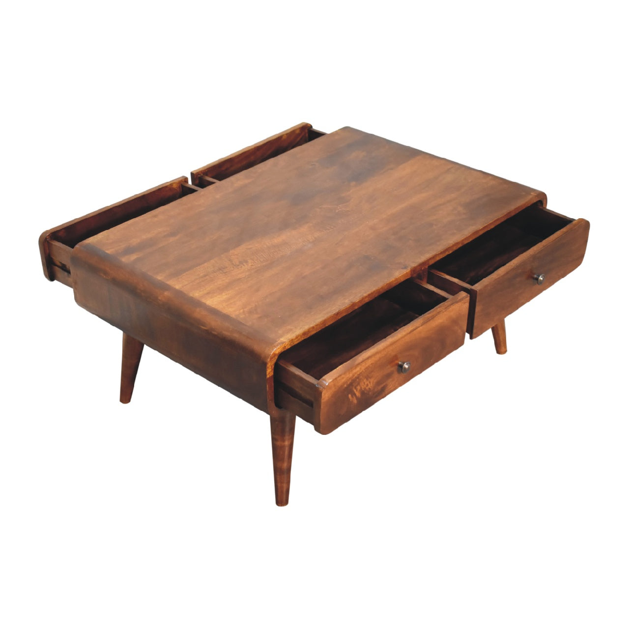 Solid mango wood coffee table