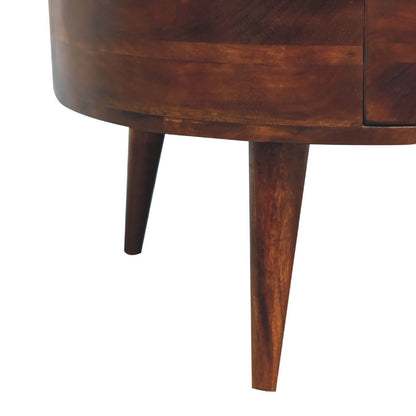 Chestnut small coffee table mango wood