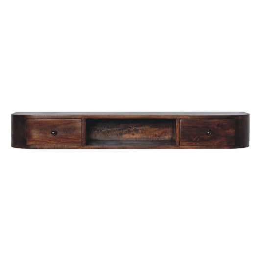 wall mounted console table mango wood