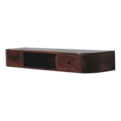 wall mounted console table mango wood