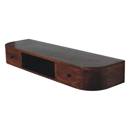 wall mounted console table mango wood