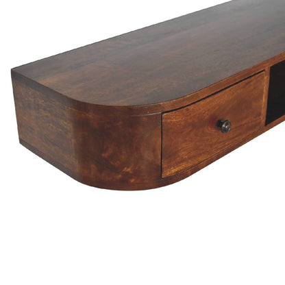 wall mounted console table mango wood