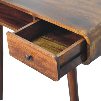 Chestnut finish mango wood desk