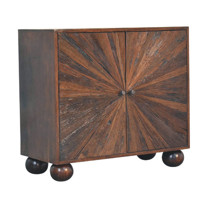 Walnut finish sideboard made from mango wood