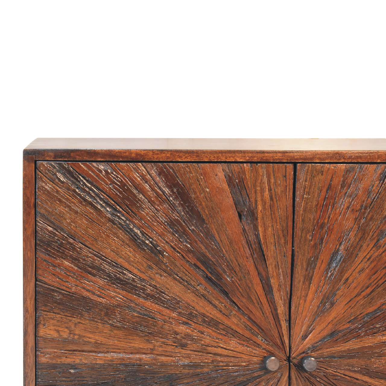 Walnut finish sideboard made from mango wood