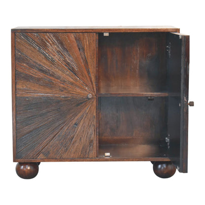 Walnut finish sideboard made from mango wood