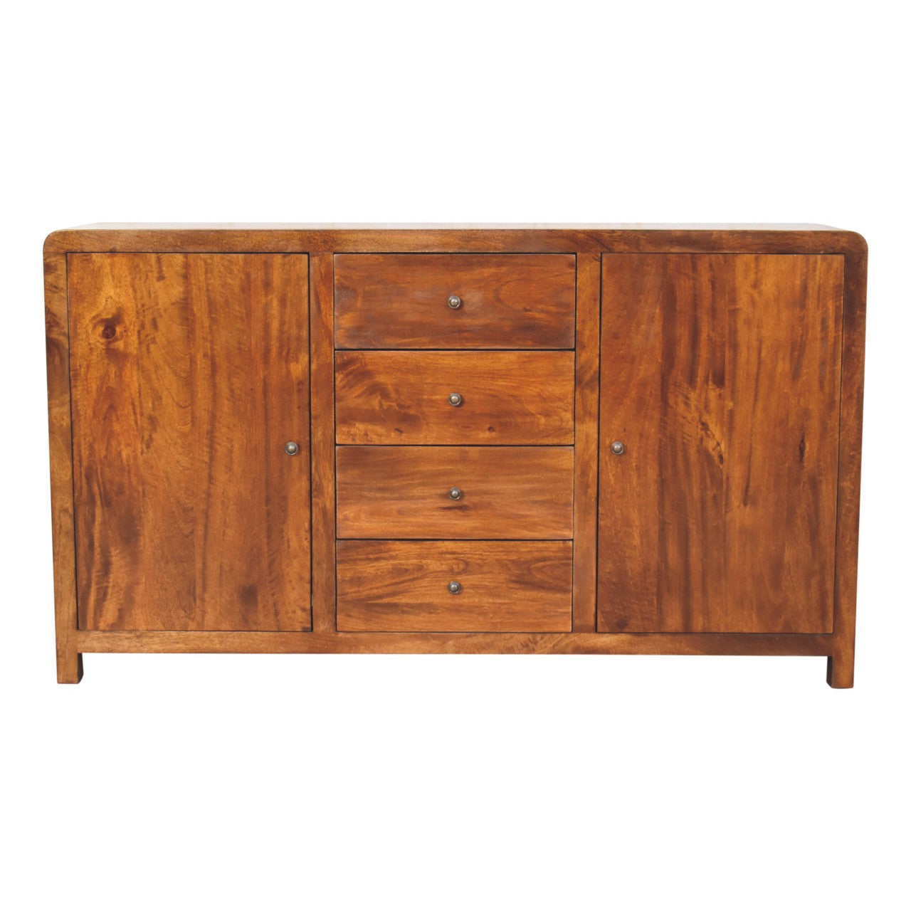 Chestnut finish mango wood sideboard