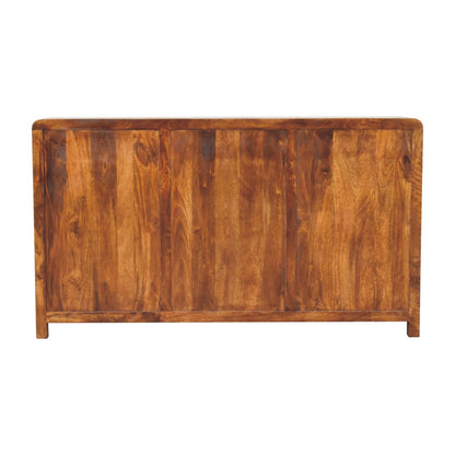 Chestnut finish mango wood sideboard