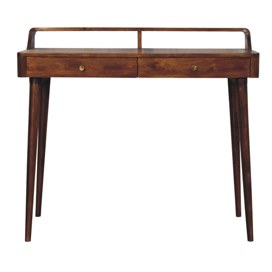 Esther Raised Back Wooden Console Table