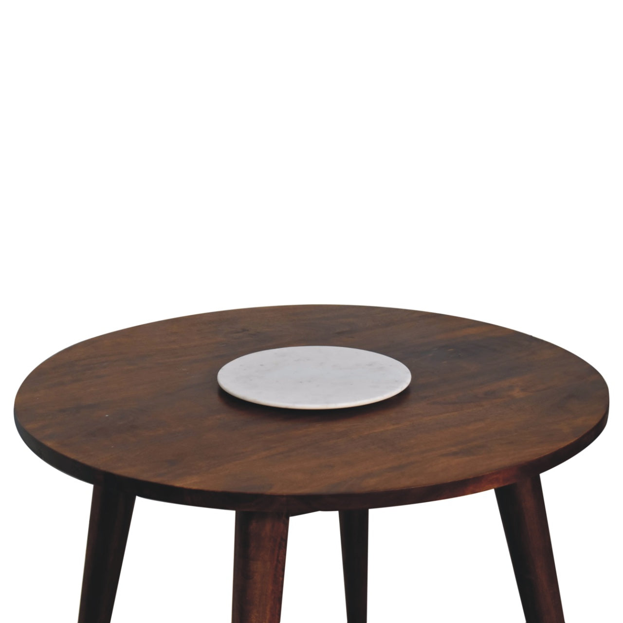 Nordic mango wood round table