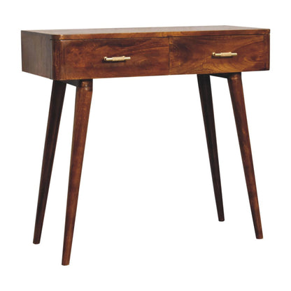 Valen Wooden 2 Drawer Console Table