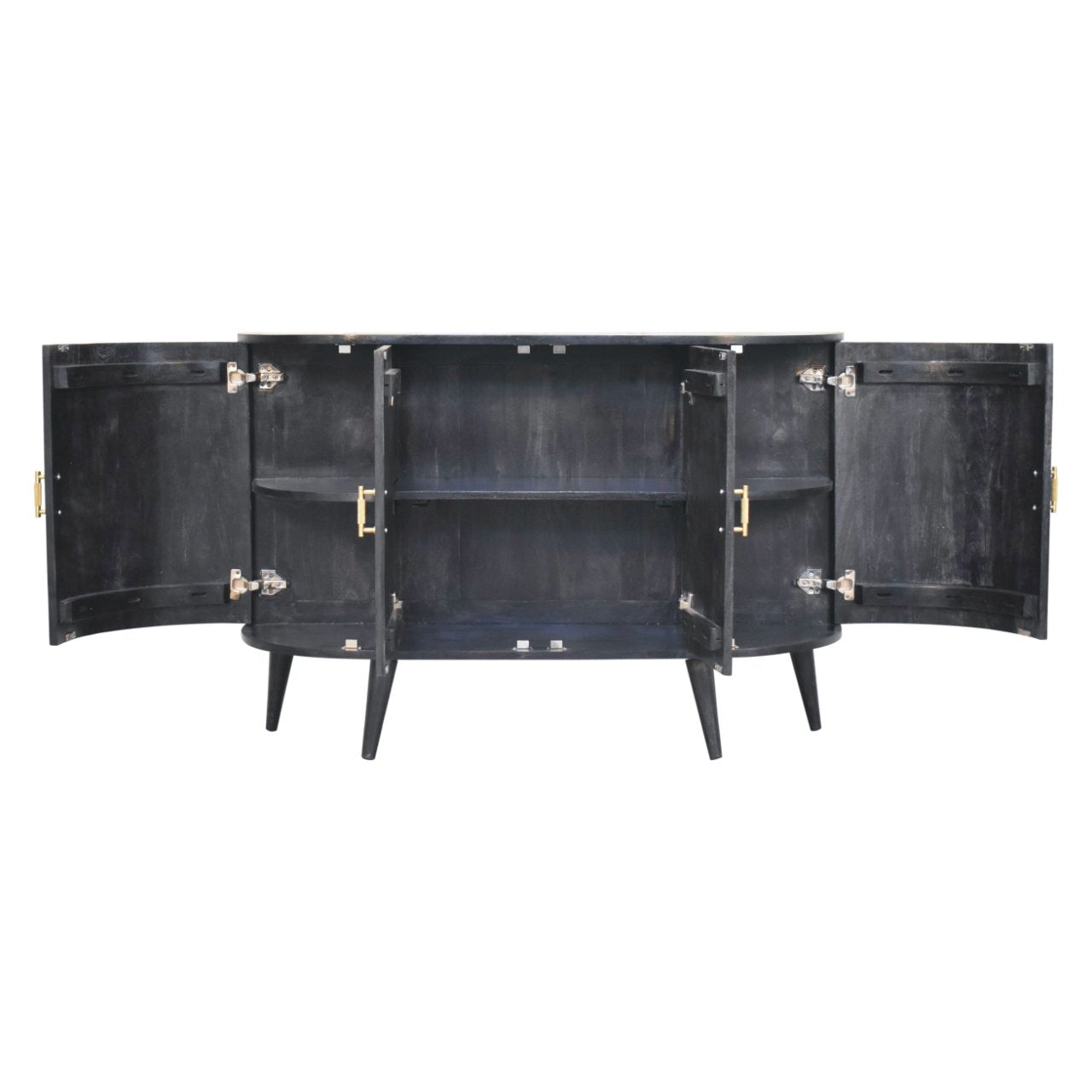 Ash Black Quad Cabinet