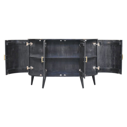 Ash Black Quad Cabinet