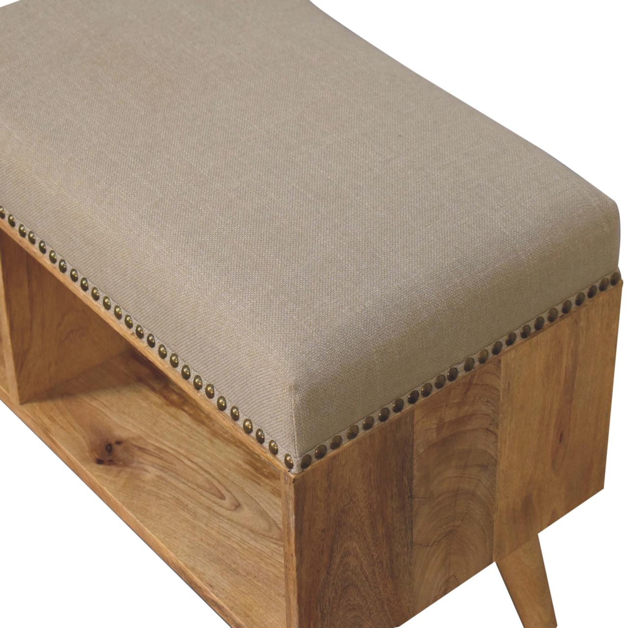 Storage bench mango wood