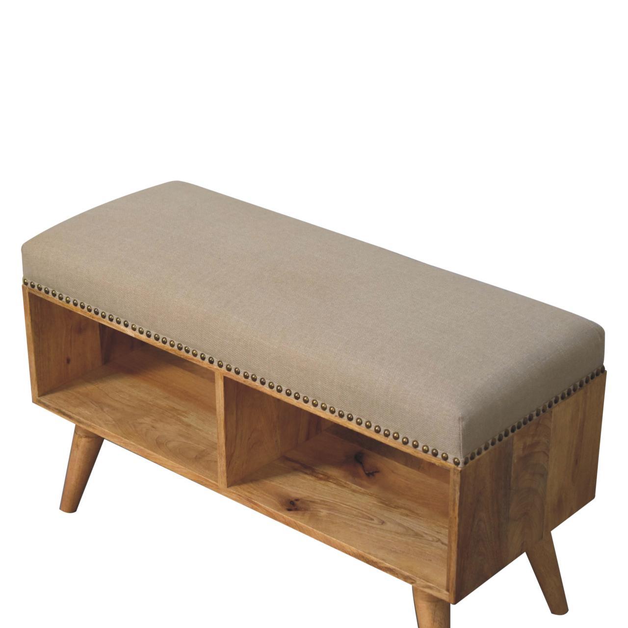 Storage bench mango wood