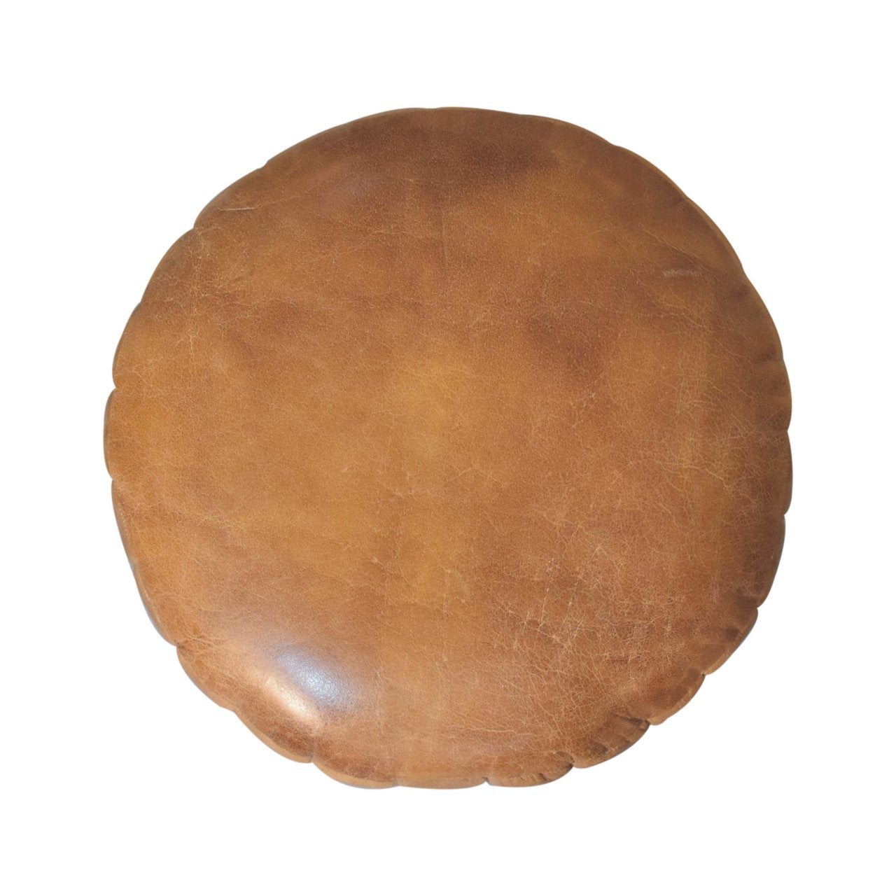 Leather Boucle Stool