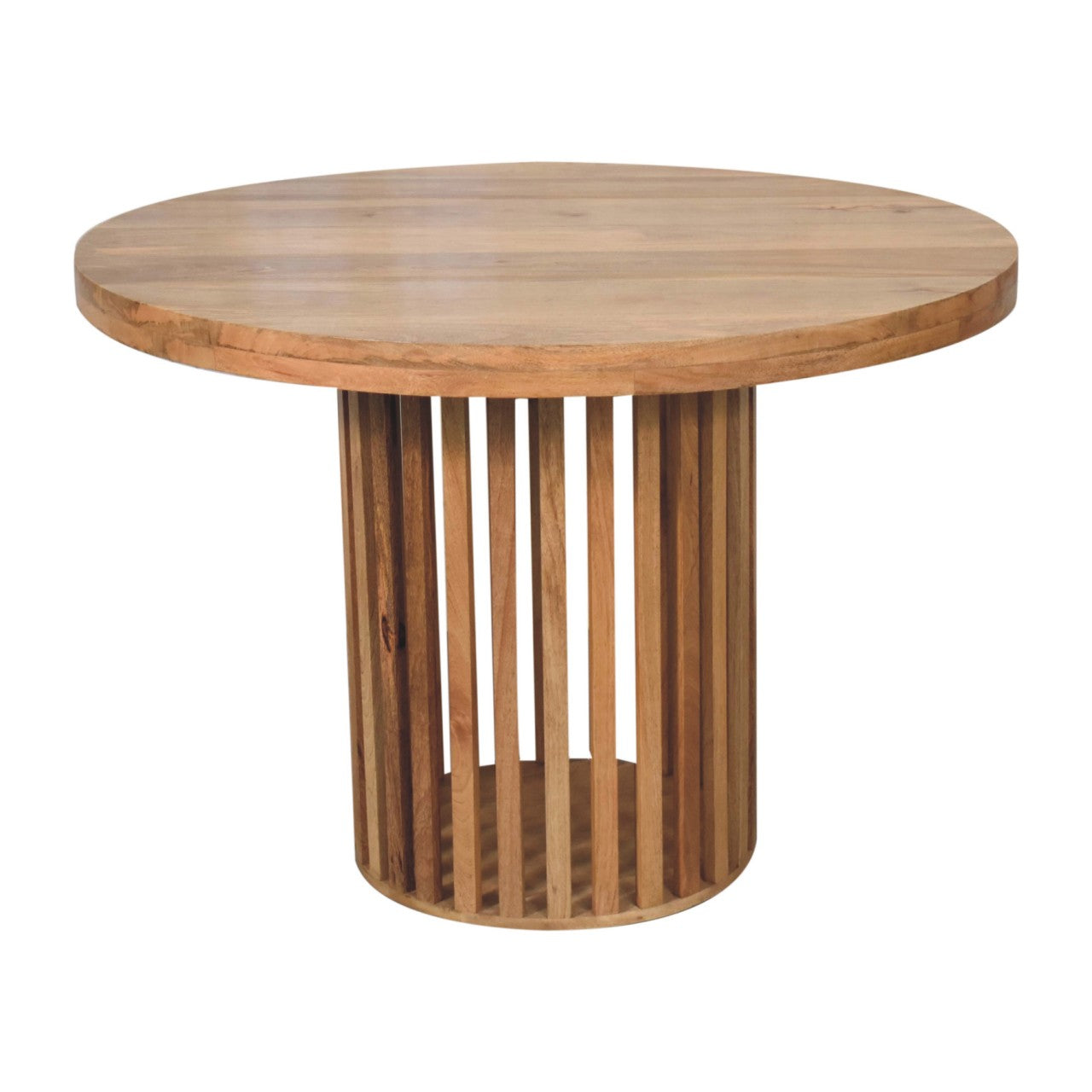 Mango wood round dining table