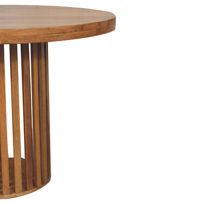 Mango wood round dining table