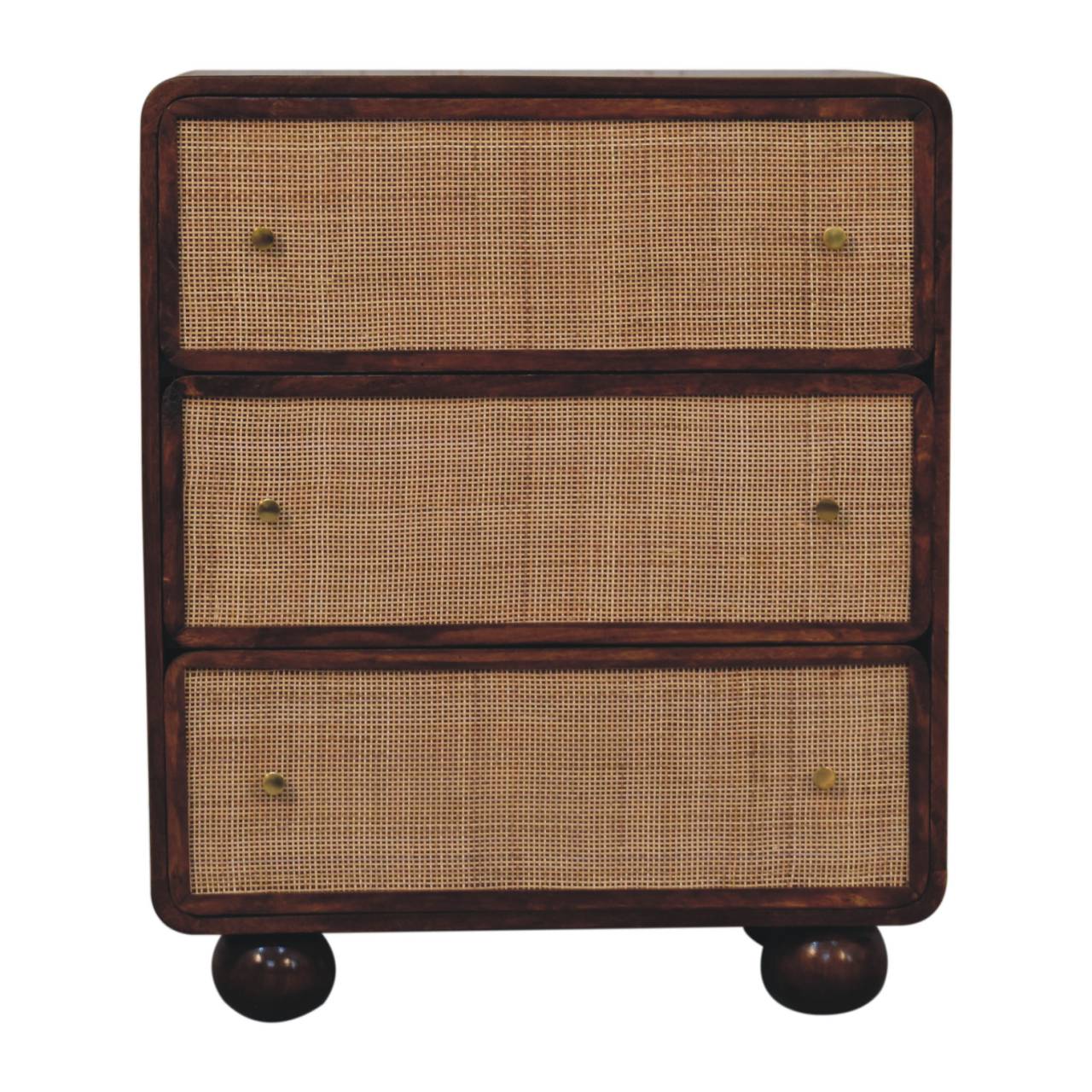 Mango wood chest of drawers