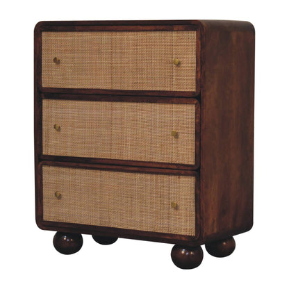 Mango wood chest of drawers