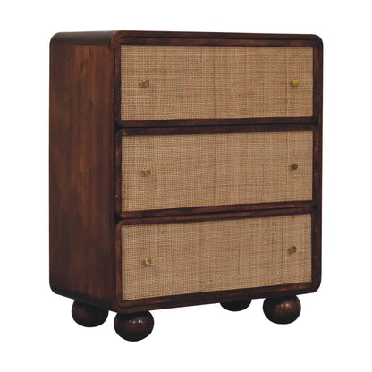 Mango wood chest of drawers