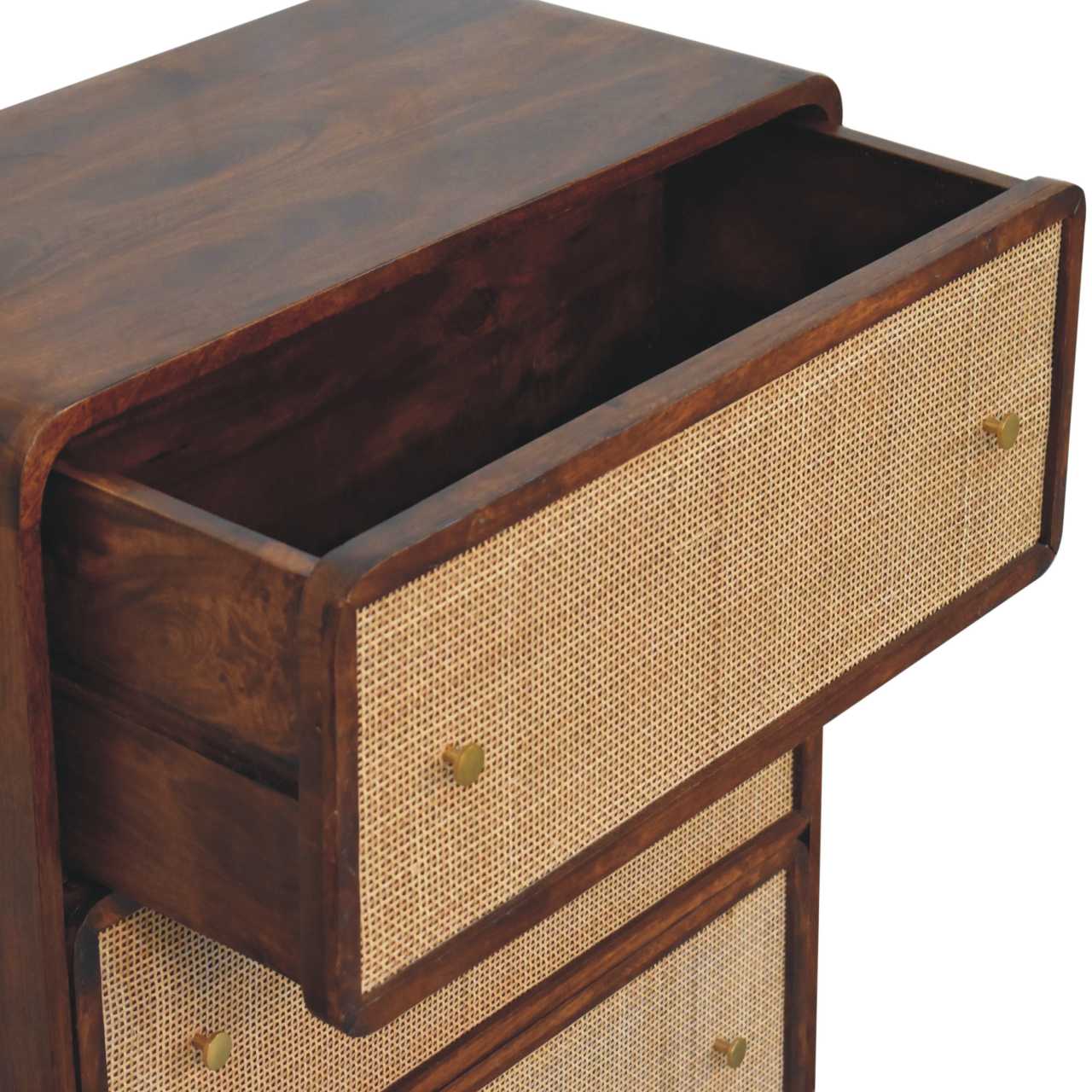 Mango wood chest of drawers