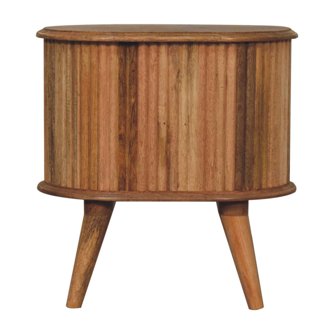 Mango wood nordic bedside table